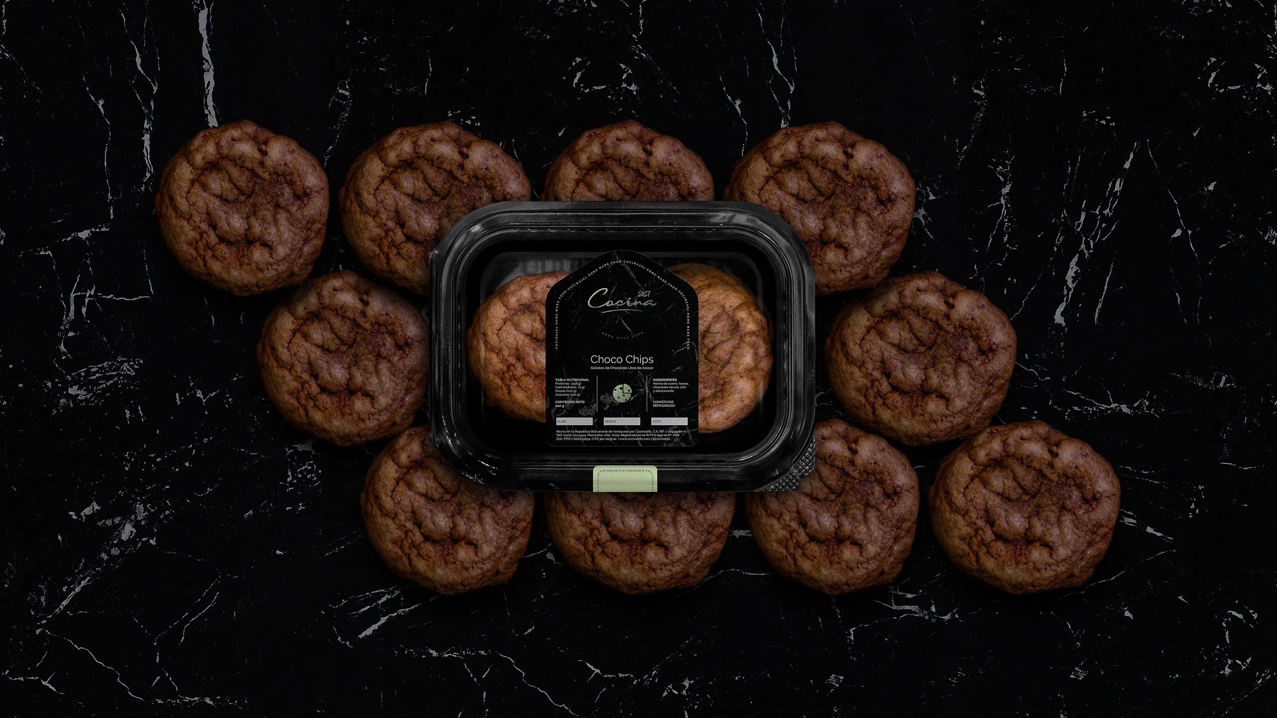 Cocina261 Cookies Packgaing