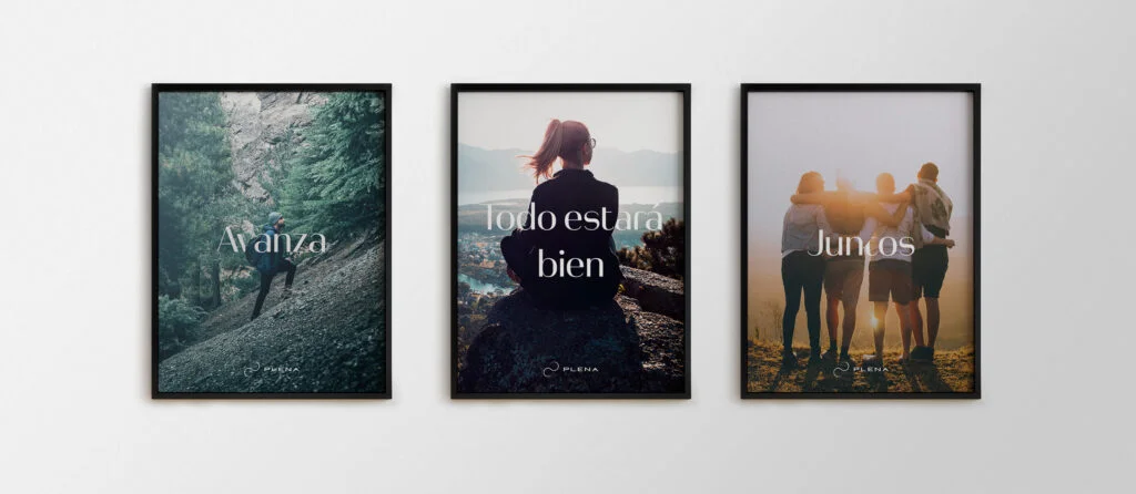 Posters con palabras claves de Plena