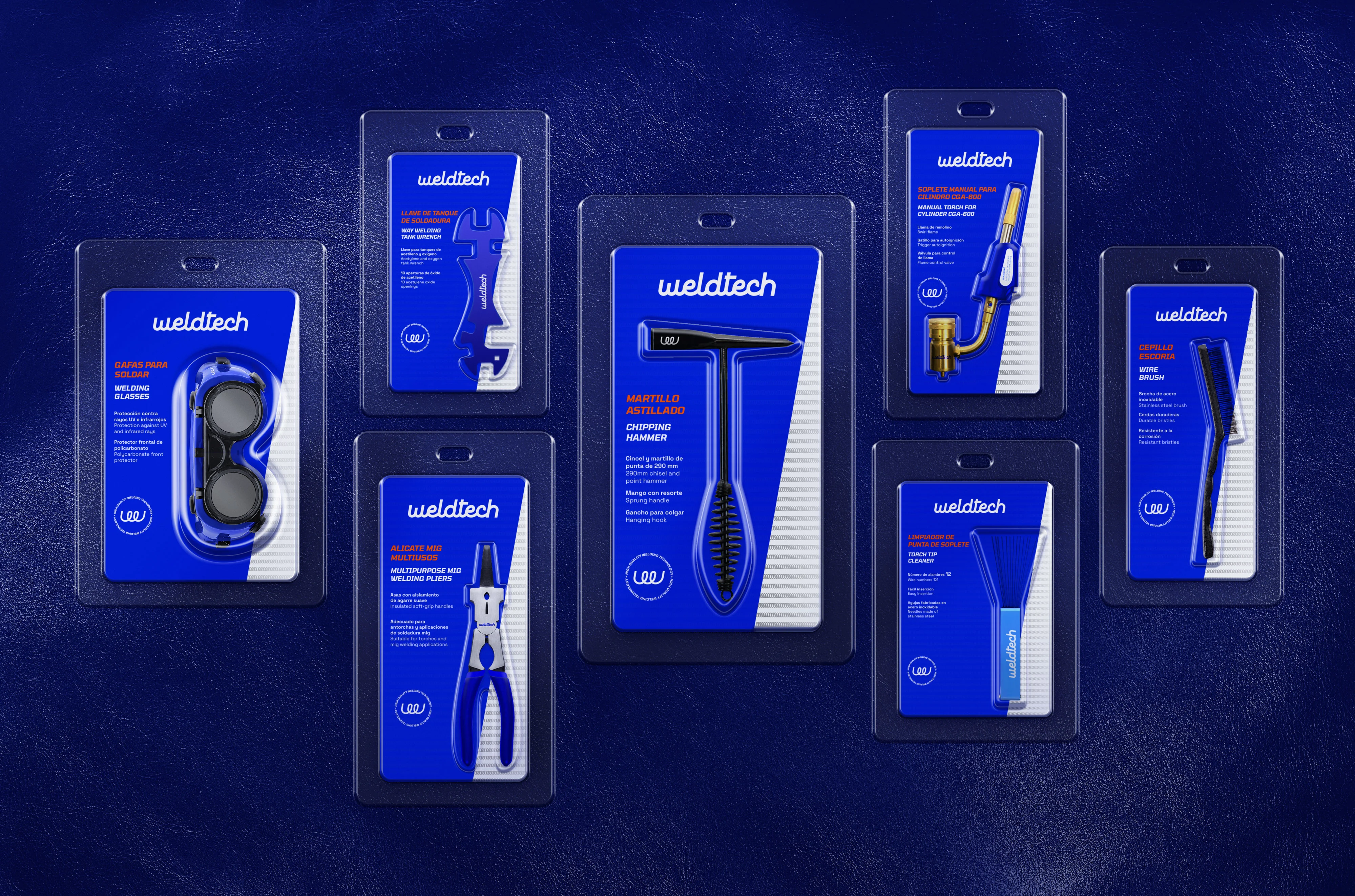 Productos para soldadura marca Weldtech