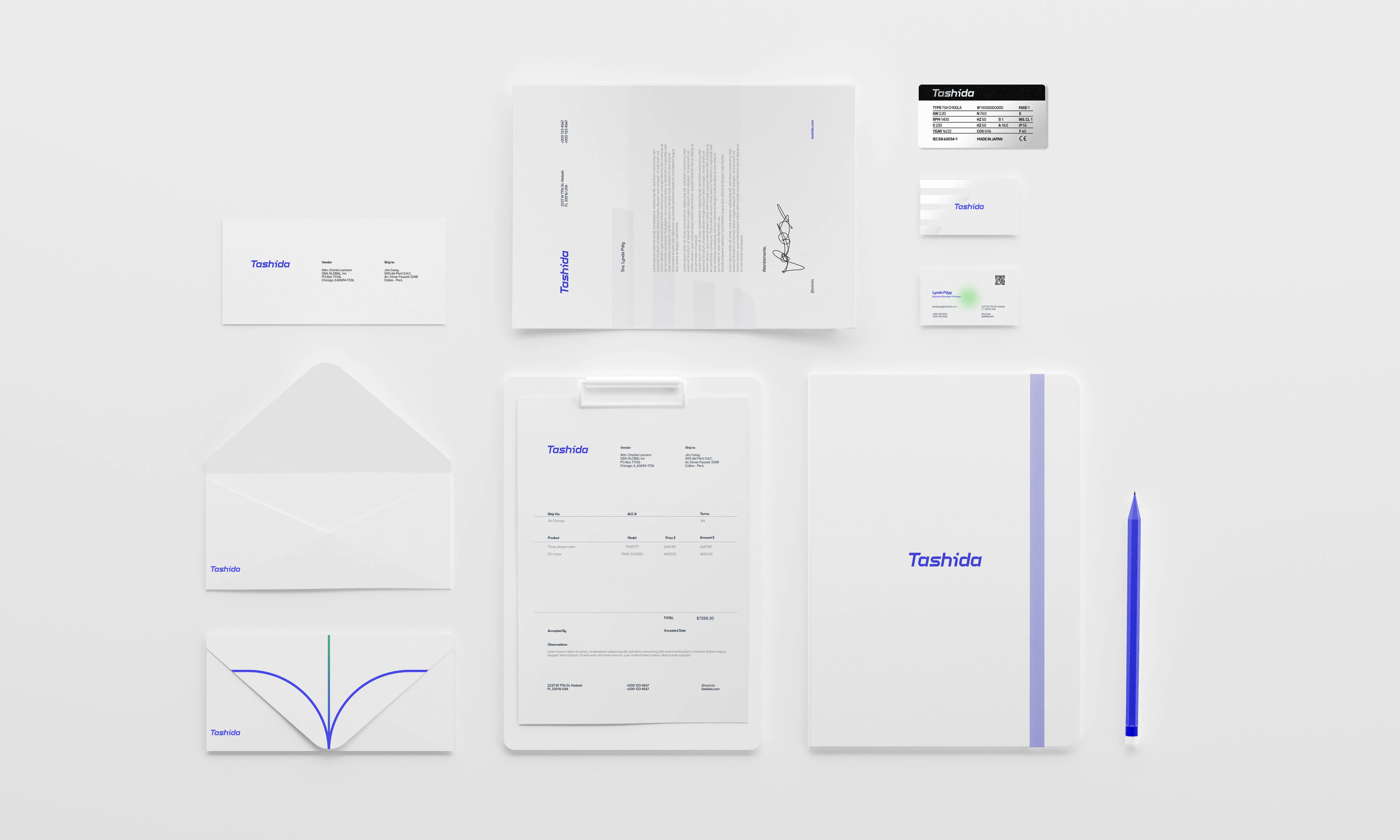 Tashida Folders and Letters